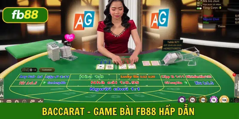 Baccarat là siêu phẩm được săn đón nhất sàn giải trí năm 2025