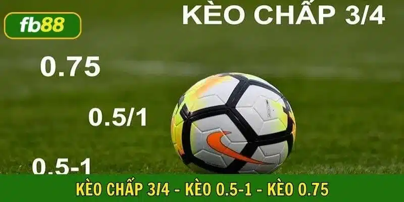 Kèo chấp 3/4 được nhiều khách hàng FB88 yêu thích